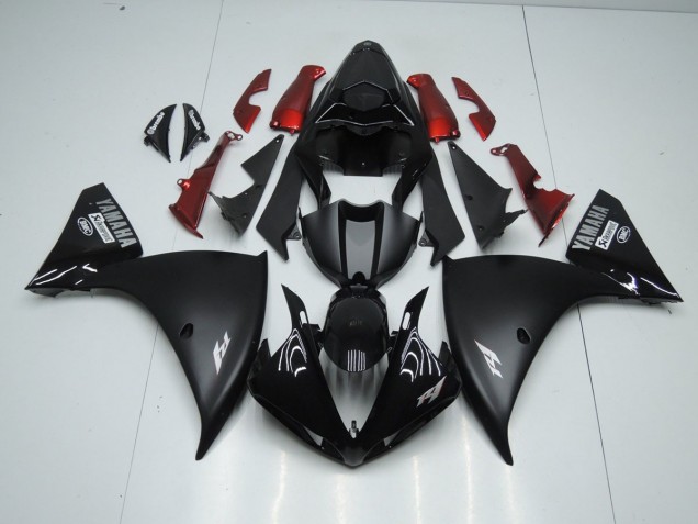 Matt Schwarz Yamaha R1 2012-2014 Verkleidung Matt Schwarz Yamaha R1 2012-2014 Verkleidung