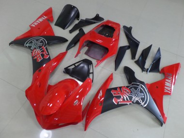 Mattrot Yamaha R1 2002-2003 Verkleidungen