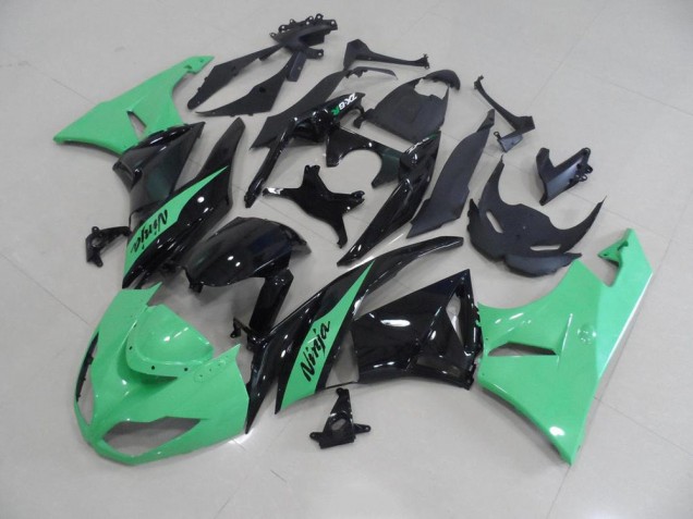 Metallic Grün Kawasaki ZX6R 2009-2012 Verkleidungen Metallic Grün Kawasaki ZX6R 2009-2012 Verkleidungen