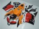 Orange Rot Schwarz Repsol Honda CBR 600 RR 2009-2012 Verkleidungen