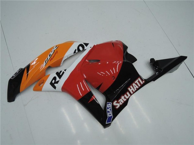 Orange Rot Schwarz Repsol Honda CBR 600 RR 2009-2012 Verkleidungen