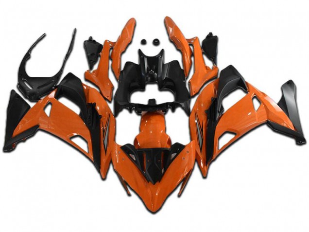 Orange Schwarz Kawasaki EX650 2017-2019 Verkleidungen Orange Schwarz Kawasaki EX650 2017-2019 Verkleidungen