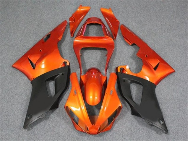 Orange Schwarz Yamaha R1 2000-2001 Verkleidungen Orange Schwarz Yamaha R1 2000-2001 Verkleidungen