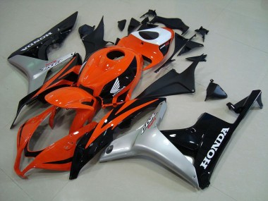 Orange Silber Schwarz Honda CBR 600 RR 2007-2008 Verkleidungen