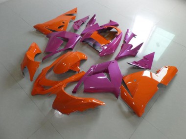 Orange und Rosa Kawasaki ZX10R 2003-2005 Verkleidungen
