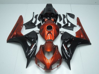 Orange und Schwarz Honda CBR 1000 RR 2006-2007 Verkleidungen