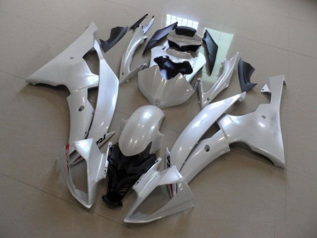 Perl Weiß Yamaha R6 2008-2016 Verkleidung Perl Weiß Yamaha R6 2008-2016 Verkleidung