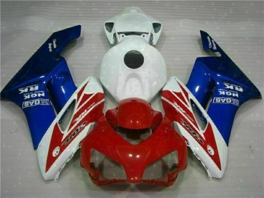 Rot Blau Honda CBR 1000 RR 2004-2005 Verkleidungen