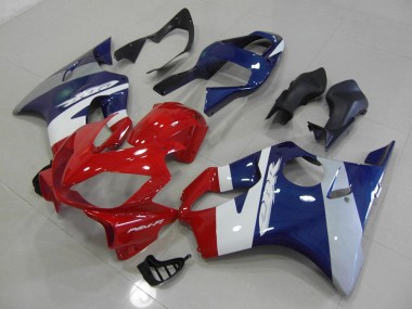 Rot Blau Silber Honda CBR 600 F4i 2001-2003 Verkleidungen