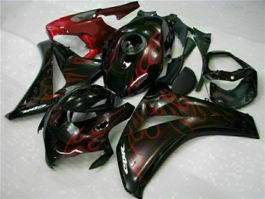 Rot Flamme Honda CBR 1000 RR 2008-2011 Verkleidungen
