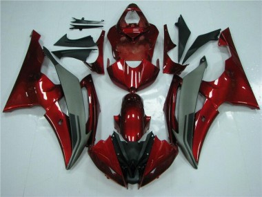 Rot Grau Yamaha R6 2008-2016 Verkleidungen