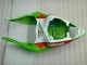 Rot Grün Motocard Kawasaki ZX6R 2009-2012 Verkleidungen