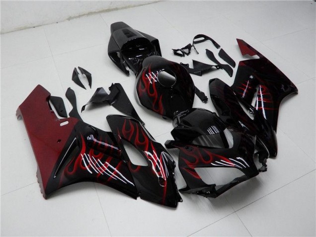 Rot Schwarz Honda CBR 1000 RR 2004-2005 Vollverkleidung Rot Schwarz Honda CBR 1000 RR 2004-2005 Vollverkleidung