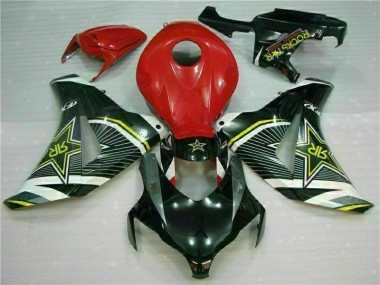 Rot Schwarz Honda CBR 1000 RR 2008-2011 Verkleidungen