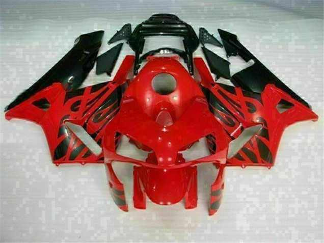 Rot Schwarz Honda CBR 600 RR 2003-2004 VollVerkleidungen & Plastik