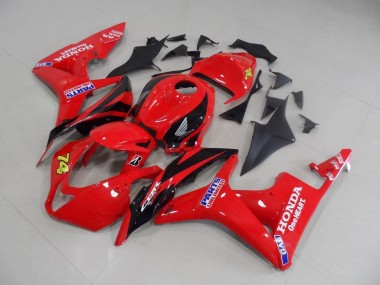 Rot Schwarz Rennen Honda CBR 600 RR 2007-2008 Verkleidungen