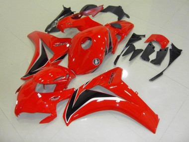 Rot Schwarz Silber Honda CBR 1000 RR 2008-2011 Verkleidungen