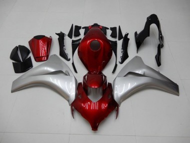 Rot Silber Honda CBR 1000 RR 2008-2011 Verkleidungen