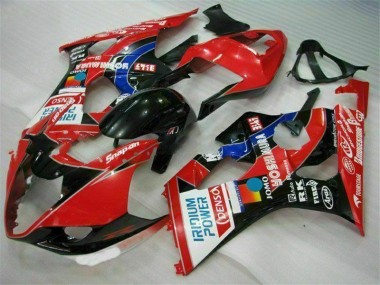 Rot Suzuki GSXR 1000 K3 2003-2004 Verkleidung