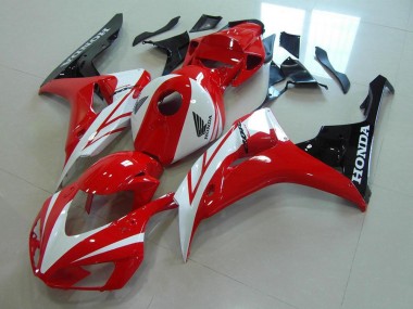 Rot Weiß Honda CBR 1000 RR 2006-2007 Verkleidungen