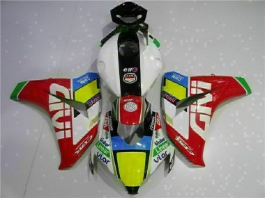 Rot Weiß Honda CBR 1000 RR 2008-2011 Verkleidungen Komplett Sets