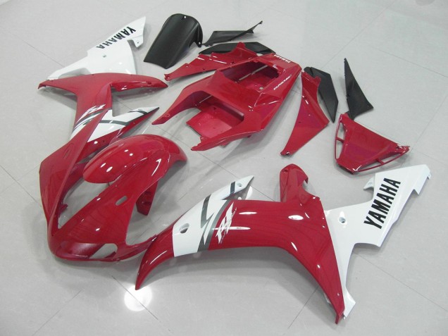 Rot Weiß Yamaha R1 2002-2003 Verkleidungen Rot Weiß Yamaha R1 2002-2003 Verkleidungen