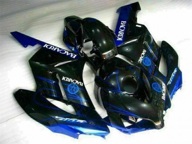 Schwarz Blau Honda CBR 1000 RR 2004-2005 Verkleidungen