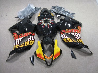 Schwarz Gelb Honda CBR 600 RR 2009-2012 Verkleidung