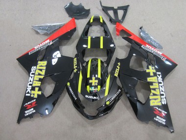 Schwarz Gelb Rizla Suzuki GSXR 750 K4 2004-2005 Verkleidungen