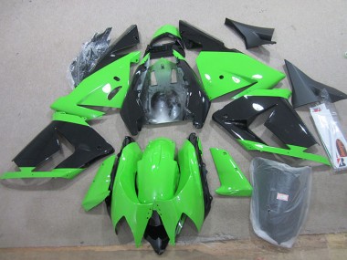 Schwarz Grün Kawasaki ZX10R 2003-2005 Verkleidungen