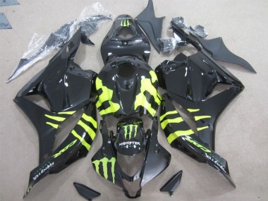 Schwarz Grünes Monster Honda CBR 600 RR 2009-2012 Verkleidungen