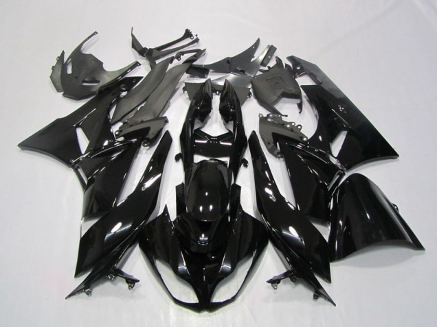 Schwarz Kawasaki ZX6R 2009-2012 Verkleidungen Schwarz Kawasaki ZX6R 2009-2012 Verkleidungen