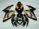 Schwarz Orange Suzuki GSXR 600 / 750 K6 2006-2007 Verkleidungen Schwarz Orange Suzuki GSXR 600 / 750 K6 2006-2007 Verkleidungen