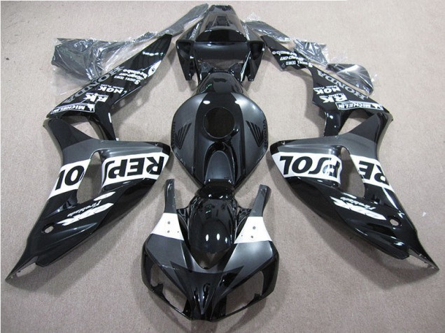Schwarz Repsol Honda CBR 1000 RR 2006-2007 Verkleidungen Schwarz Repsol Honda CBR 1000 RR 2006-2007 Verkleidungen