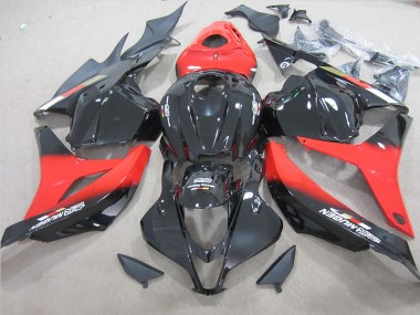 Schwarz Rot Honda CBR 600 RR 2009-2012 Verkleidungen