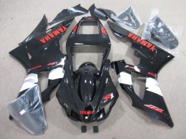 Schwarz Rot Yamaha R1 2009-2011 Vollverkleidung