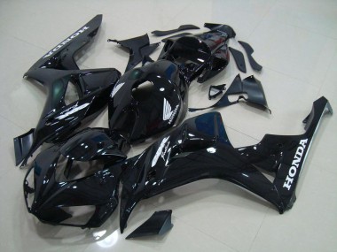 Schwarz Silber Aufkleber Honda CBR 1000 RR 2006-2007 Verkleidungen