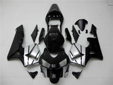 Schwarz Silber Honda CBR 600 RR 2003-2004 Verkleidungen