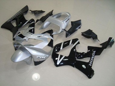 Schwarz Silber Honda CBR 900 RR 929 2000-2001 Verkleidungen