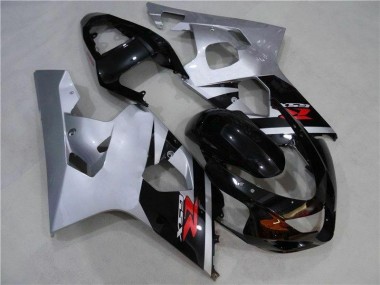 Schwarz Silber Suzuki GSXR 600 / 750 K4 2004-2005 Verkleidungen