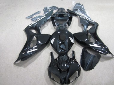 Schwarz Weiß Aufkleber Honda CBR 1000 RR 2006-2007 Verkleidungen