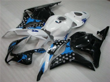 Schwarz Weiß Blau Honda CBR 600 RR 2009-2012 Verkleidungen
