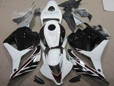 Schwarz Weiß Honda CBR 600 RR 2009-2012 Verkleidung