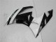Schwarz Weiß Kawasaki ZX6R 2009-2012 Verkleidungen Schwarz Weiß Kawasaki ZX6R 2009-2012 Verkleidungen
