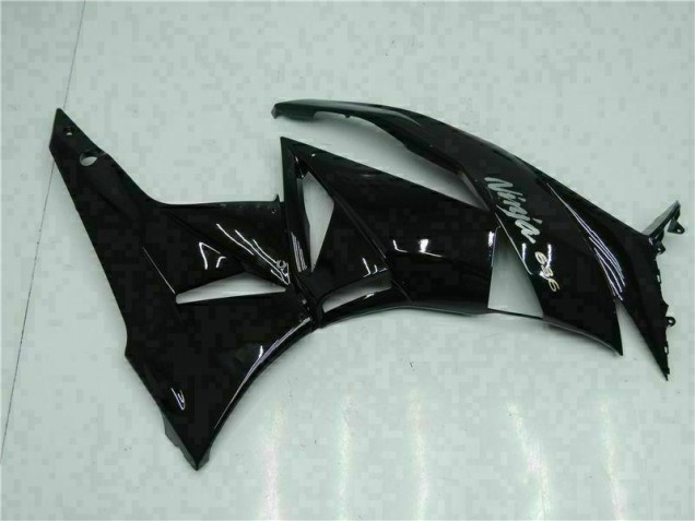 Schwarz Weiß Ninja 636 Kawasaki ZX6R 2009-2012 Verkleidungen Schwarz Weiß Ninja 636 Kawasaki ZX6R 2009-2012 Verkleidungen
