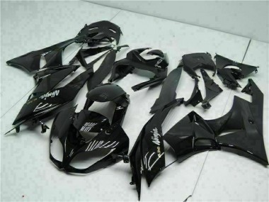 Schwarz Weiß Ninja 636 Kawasaki ZX6R 2009-2012 Verkleidungen