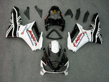 Schwarz Weiß Triumph Daytona 675 Triple 2006-2008 Verkleidungen