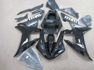 Schwarz Weiß Yamaha R1 2002-2003 Vollverkleidung