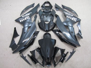 Schwarz Weiß Yamaha R6 2008-2016 Verkleidungen