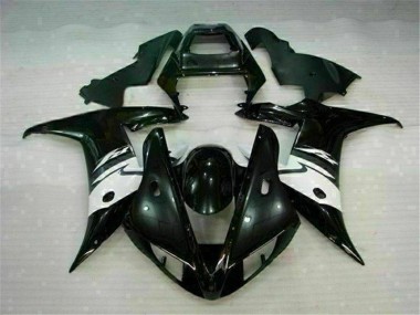 Schwarz Yamaha R1 2002-2003 Vollverkleidung